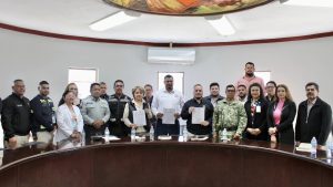 Reunión para la toma de protesta del Consejo Municipal de Protección Civil para el Municipio de General Plutarco Elías Calles Sonora.