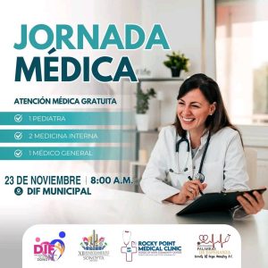 JORNADA MÉDICA SABADO 23 DE NOVIEMBRE.