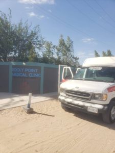 Traslado de pacientes durante las Jornadas Médicas.