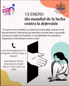 DÍA MUNDIAL DE LA LUCHA CONTRA LA DEPRESIÓN.
