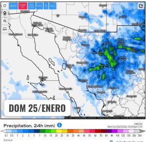 Atención al pronóstico del clima para estos días.
