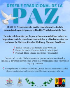 DESFILE TRADICIONAL DE LA PAZ.