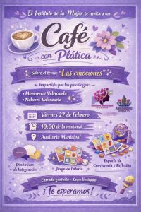 Te invitamos a nuestro Café Con Plática.