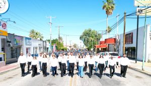 Tradicional marcha conmemorativa por el Día Internacional del Trabajo.